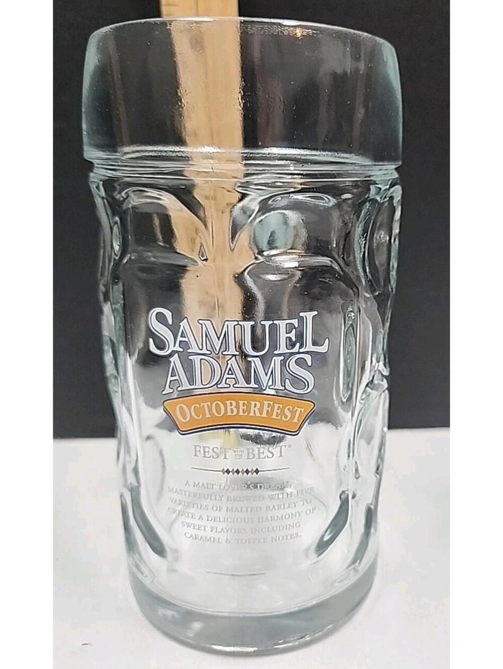 Samuel Adams OctoberFest Glass Beer Stein Mug